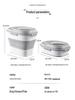 Foldable Rice & Grain Storage Box - Moisture & Insect Proof, Pet Friendly, Large Capacity Container