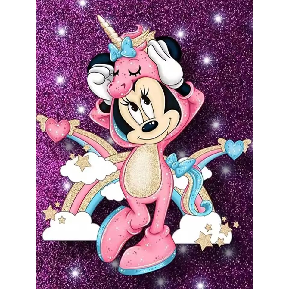 Minnie 5D Diamond Painting Disney Full Diamond Embroidery Cartoon DIY Rhinestone Pictures Cross Stitch Kits Crafts Home Decor