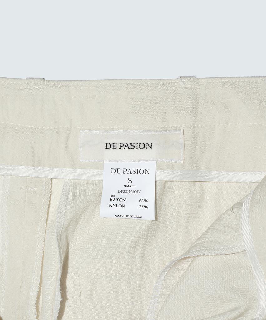 DEPASION Easy Wide Fit Slacks (Ivory)