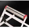 Adjustable Lifting Stainless Steel Cutting Machine Bracket, Foldable Support Frame for Unloading.