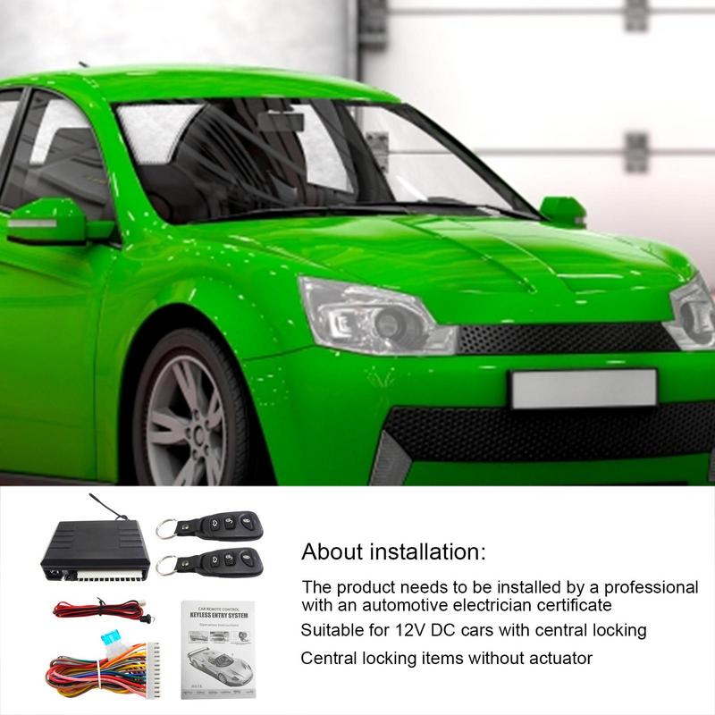 Automation Remote Control Start Smart Car Alarm System Kit Universal Smart Key Start Stop Keyless Entry System Central Lock