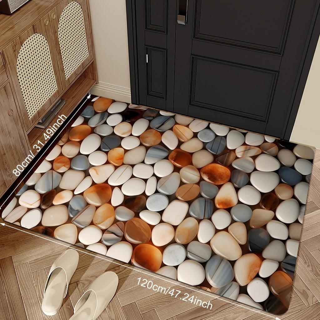 1PC Cute mat fox pattern Door Mats Kitchen Rugs Non-Slip Pop design Bathroom Rugs Bath Mat Carpet for Home Sink Laundry Decor
