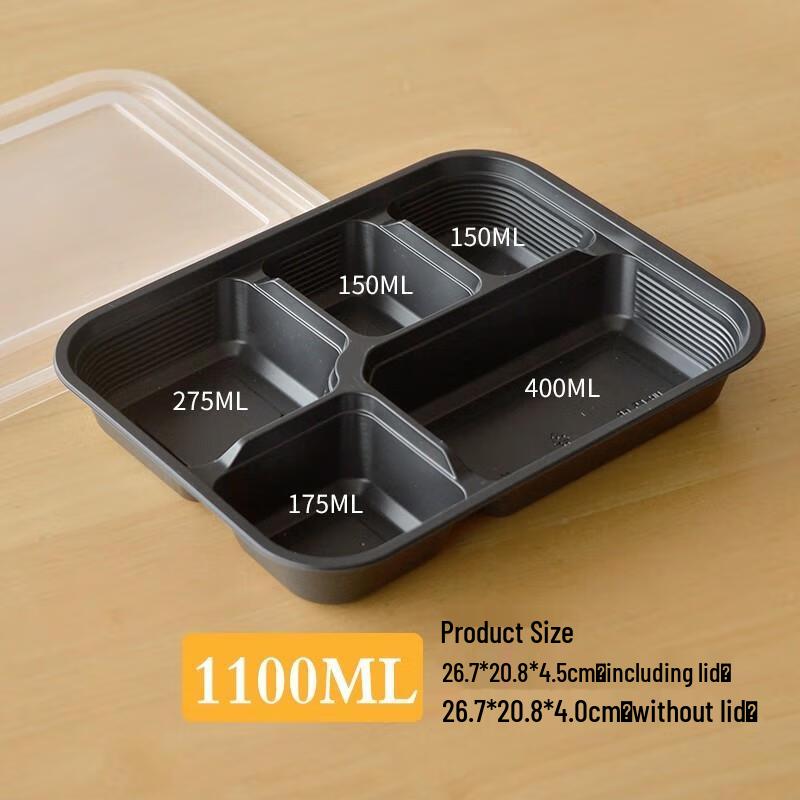 

HANDUNYOU Disposable Multi-Compartment Food Container