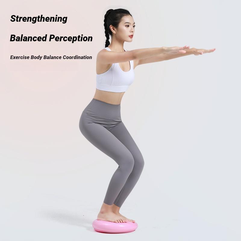 Durable And Safe Inflatable Balance Cushion Thickened Explosion-Proof Soft For Yoga Massage Workout Pad Seat Ball