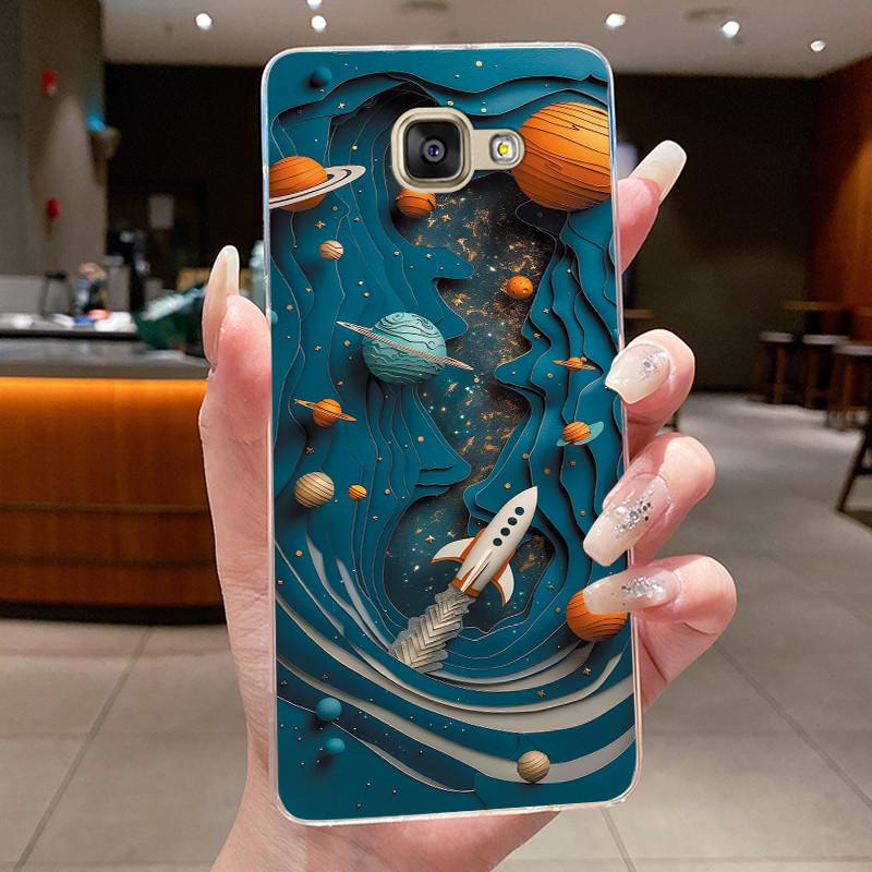 For Samsung Galaxy A5 2016 2017 Case Flowers Cover Soft Silicone Phone Case For Samsung A5 2017 2016 A510F A520F Fundas Bumper