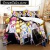 3D Anime Honkai Impact 3rd Bedding Set Printed Decorative 2-3pcs Duvet Cover Set Bedclothes Quilt Cover Home For Aldult Teen741