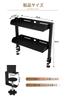 SAGVE Desktop Storage No Drilling with Cable Clamp Adjustable Two or Three Easy Adjustable Front and Cable Desk Storage Rack, Required, Tray,