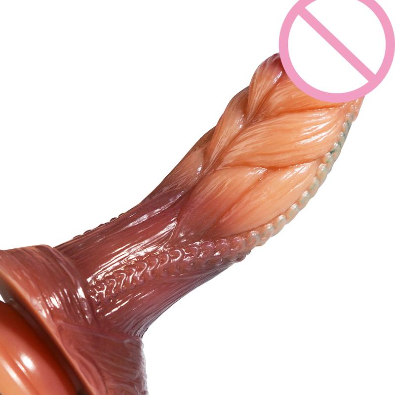 Realistic Silicone Dildo with Suction Cup Anal G-Spot Masturbator Penis Adult Sex Toys Huge Dildos for Women Rubber Cock Gode