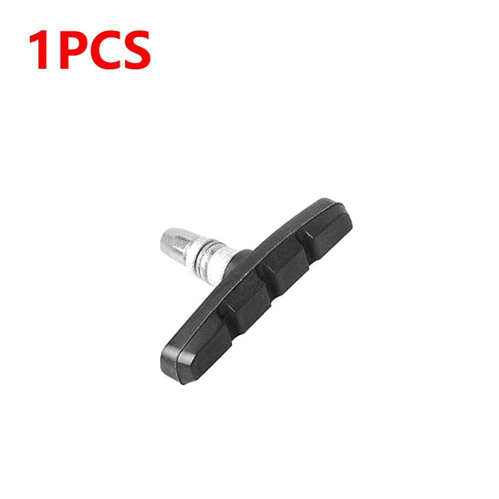 1-30PCS MTB Road Bicycle Silent Brake Pads Cycling V Brake Holder Pads Shoes Rubber Blocks Durable Riding Cycling Accessories