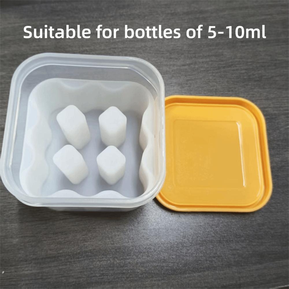 10ml Vial Compatible Peptide Organizer Dishwasher-Safe 5ml Vial Compatible Small Peptide Case Portable Reusable Vial Holder Box