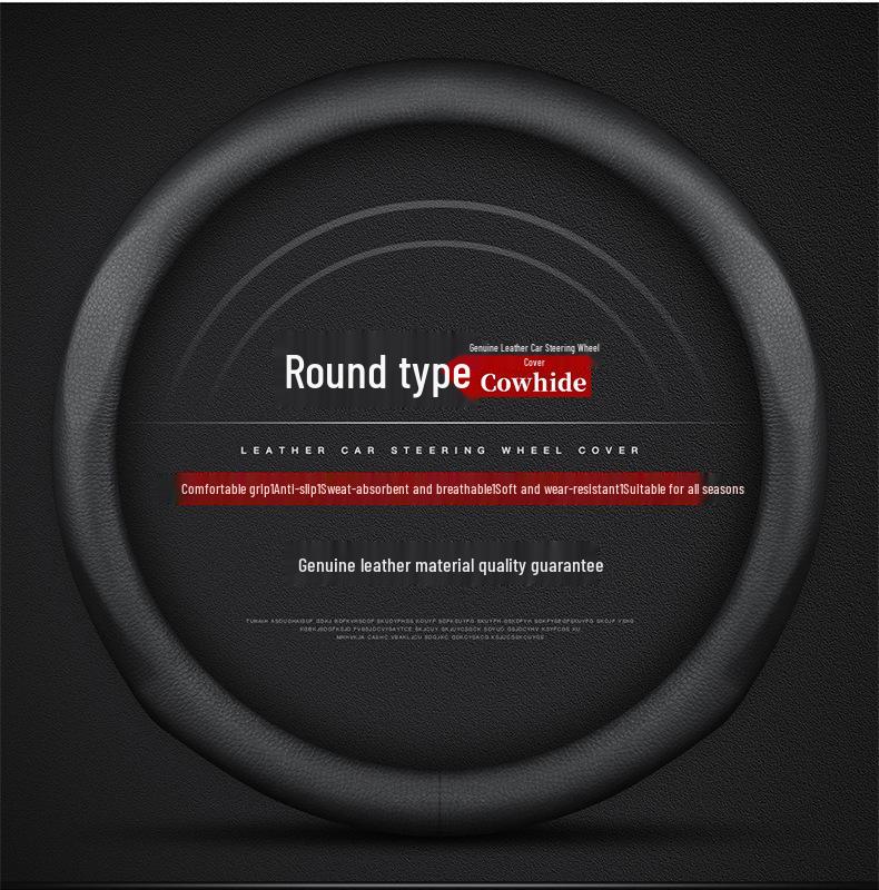 Ganzjahres-Lenkradbezug aus echtem Leder für Great Wall WEY und Tank 300 VV5/VV6/VV7