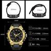 RORIOS Analog-Digital Watch Men's Chronograph Stopwatch Date Day Display Waterproof LED Night Light Multifunctional Shock Resistant Quartz Popular
