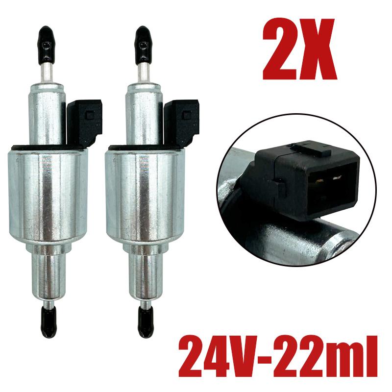 2X 12V 24V 2-5KW Air Diesel Heater Oil Fuel Pump For Webasto Eberspacher Truck Heater Pulse Meter Pump 16ML 22ML 28ML 32ML