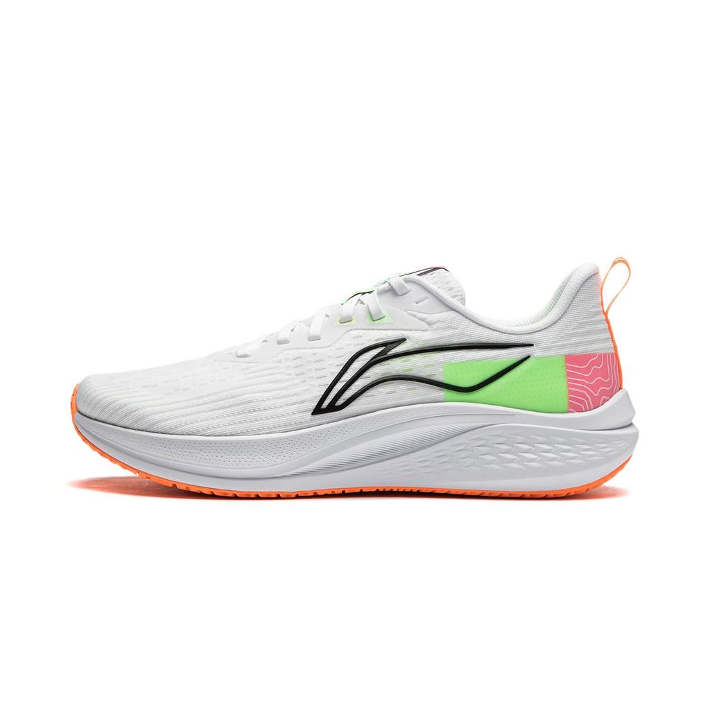 Li-Ning Chitu 7 Men Low Top Running Shoes White Green ARPU003-14
