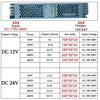 Power Supply Adapter DC 12V/24V 60W 100W 200W 300W 400W Lighting Transformer 5A 12A Ultra thin LED Strip Switch Driver Lamp