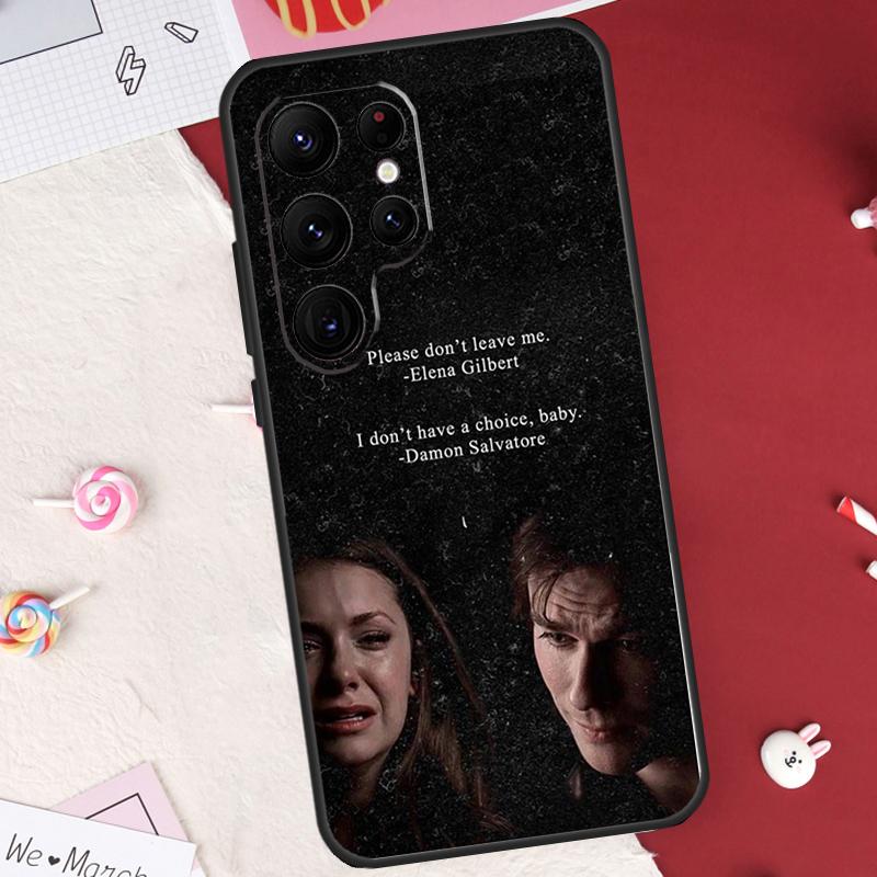 Vampire Diaries Damon Salvatore Case For Samsung Galaxy S26 Ultra S20 S21 S22 S23 S24 S25 Ultra S10 Plus S25 FE Cover Shell