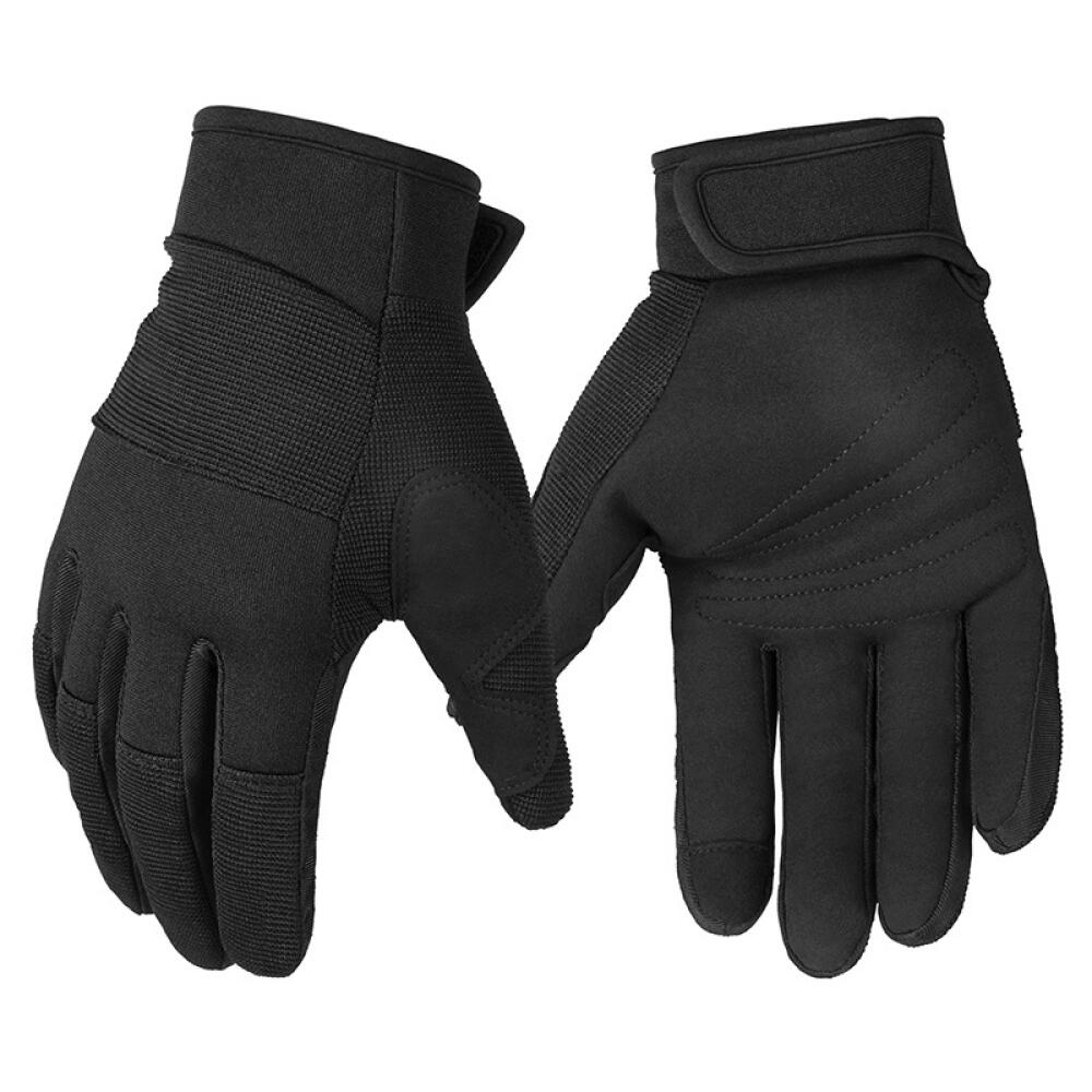 

Winter Neutral Snowboard Skiing Gloves Anti Slip Touch Screen Waterproof Motorcycle Riding Warm Snow Gloves S чорний