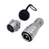 WEIPU SA1610P1S-3 M16 1Pin Outdoor Cable Wire Electrical Power Connector Panel Single Core 50A Aluminum Alloy Waterproof IP67