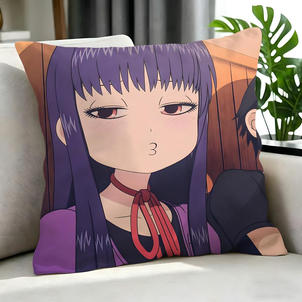 anime Hi Score Girl Cushion Cover Cushion Cover Set Pcs x x x Pillowcase Decorative Sofa Home Decor