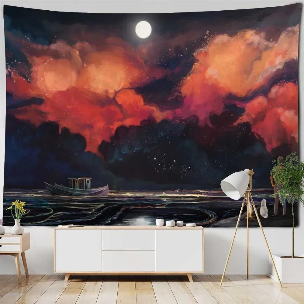 Starry Sky Universe Decorative Tapestry Home Wall Decoration Office Living Room Tapestry