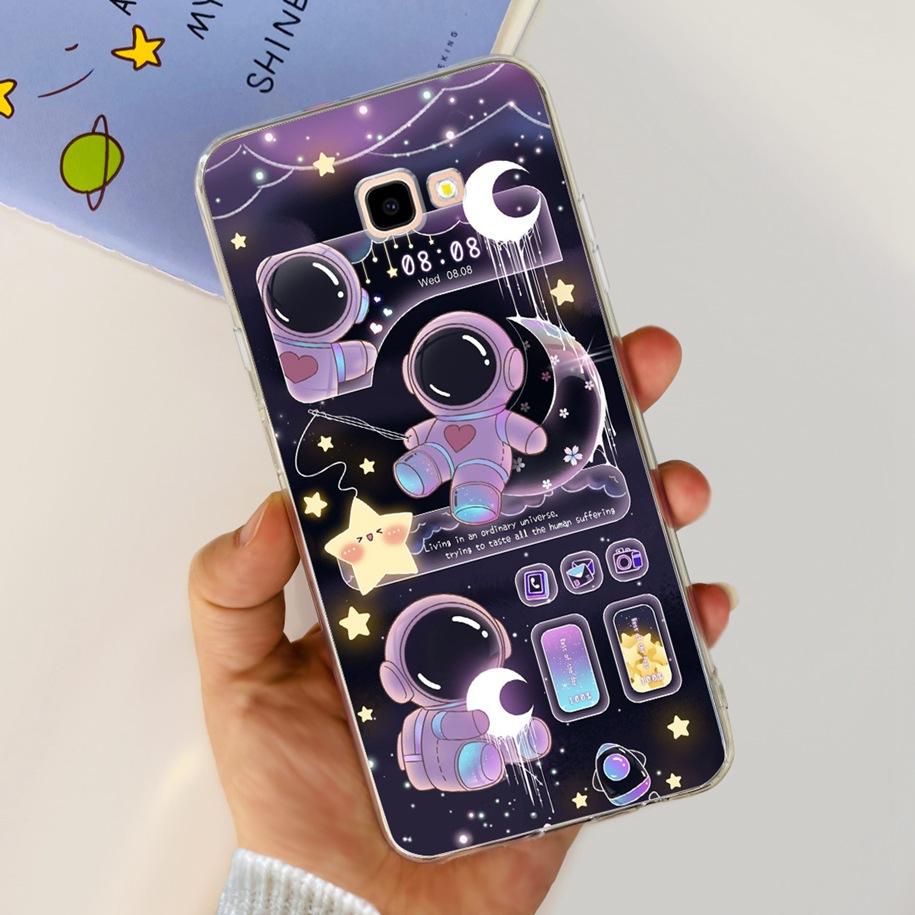 For Samsung Galaxy J4 Plus 2018 Phone Case Fashion Flower Soft Silicone Cover For Samsung J4 J 4 Plus 2018 J4+ J415F J4Plus Capa
