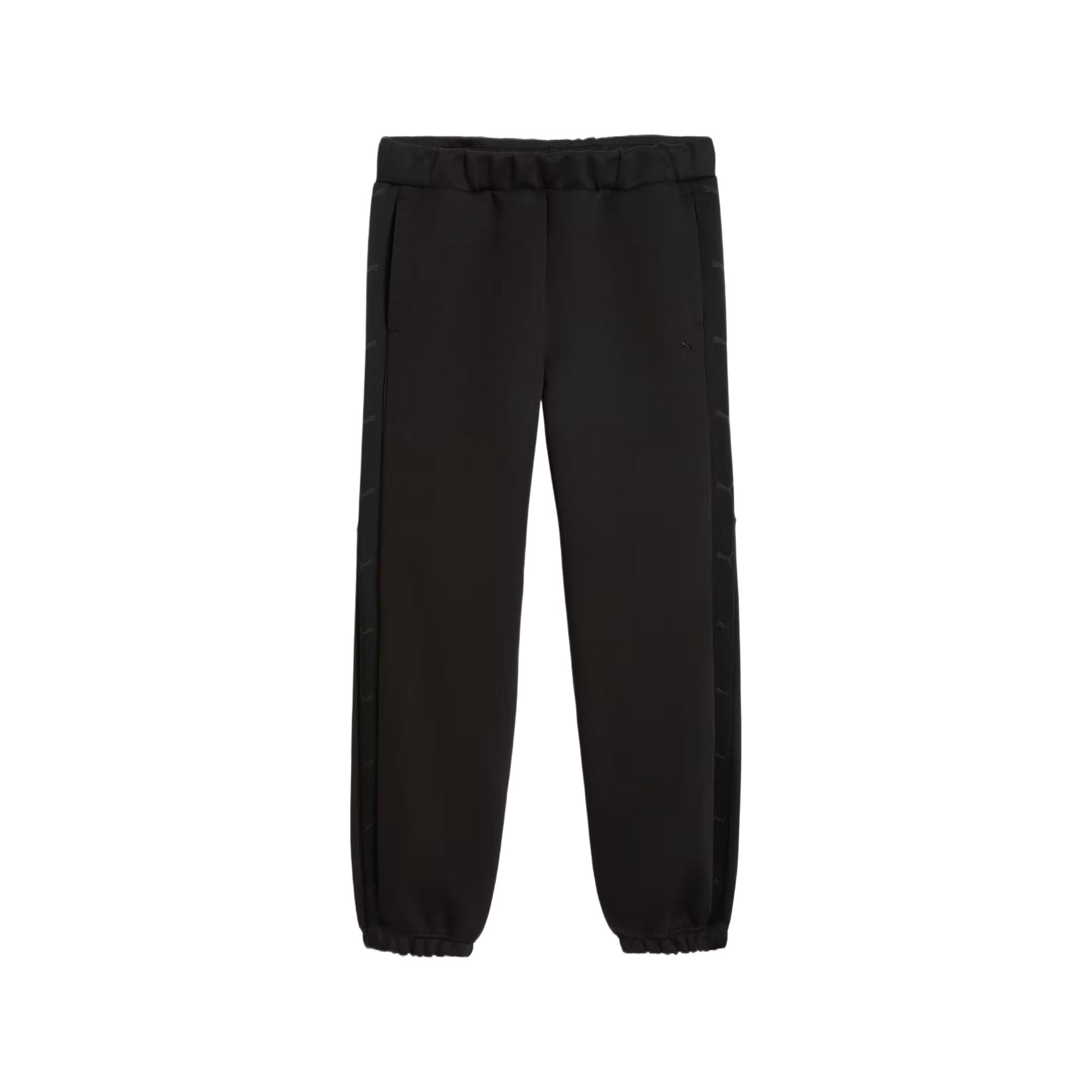 PUMA Knitted Sweatpants Men s PUMA Black Moderate Cuffed Pants 634719-01 M