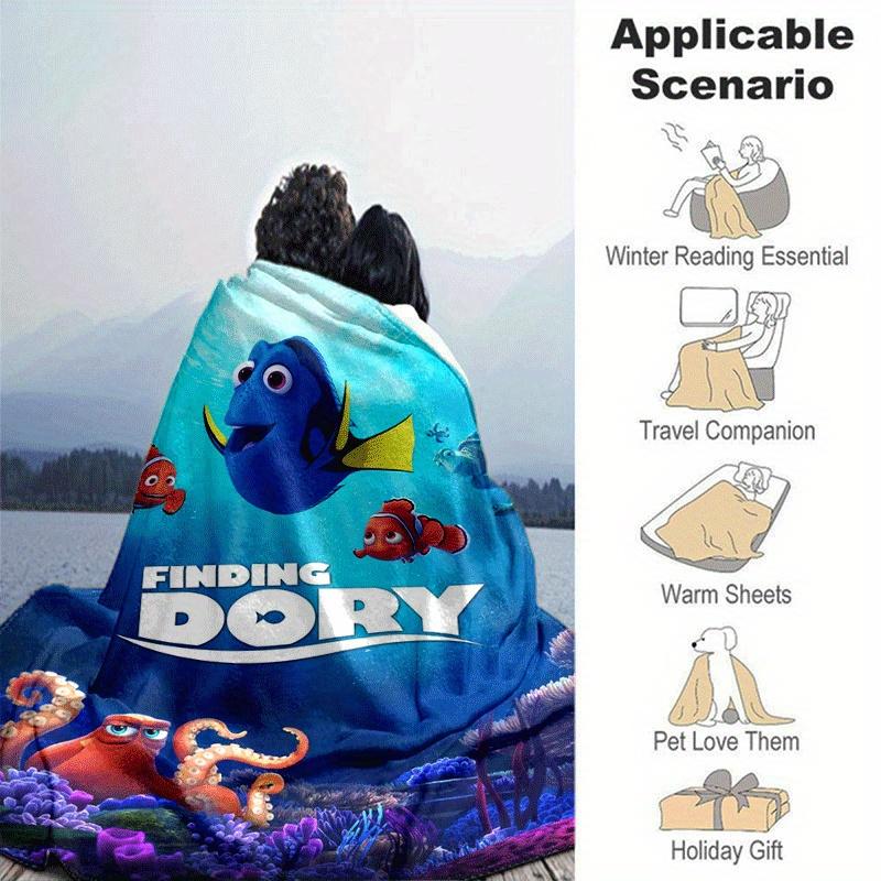 1pc Fining Nemo Printing Blanket - Soft, All-Season Throw for Living Room, Beroom,Personalize Gift with Aorable Cartoon esign