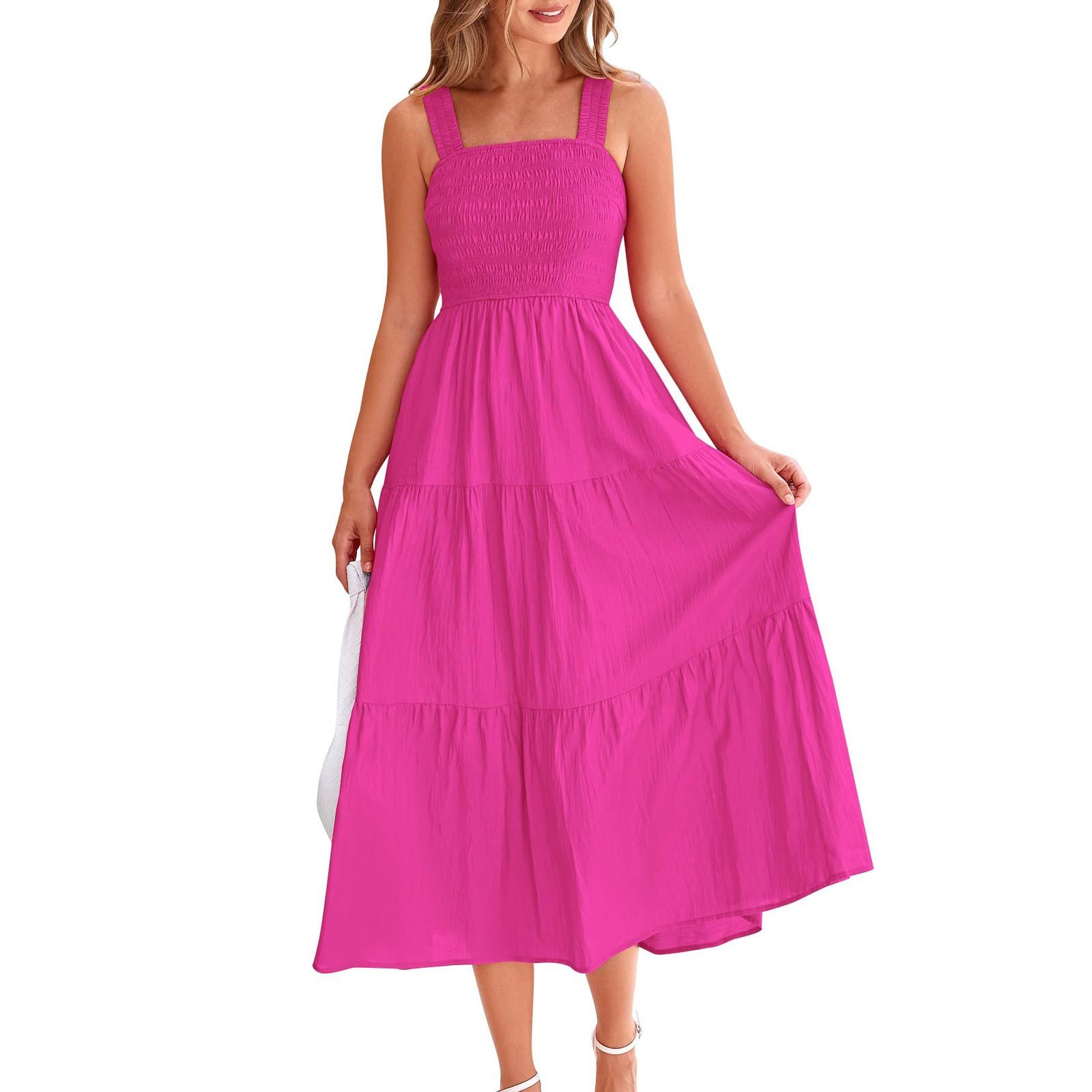 

Женский повседневный сарафан длиной до колена, модное удобное платье M