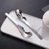 Long Handle Dessert Spoon Silver Slotted Spoon Filter Spoon Soup Spoon  Ice Cream