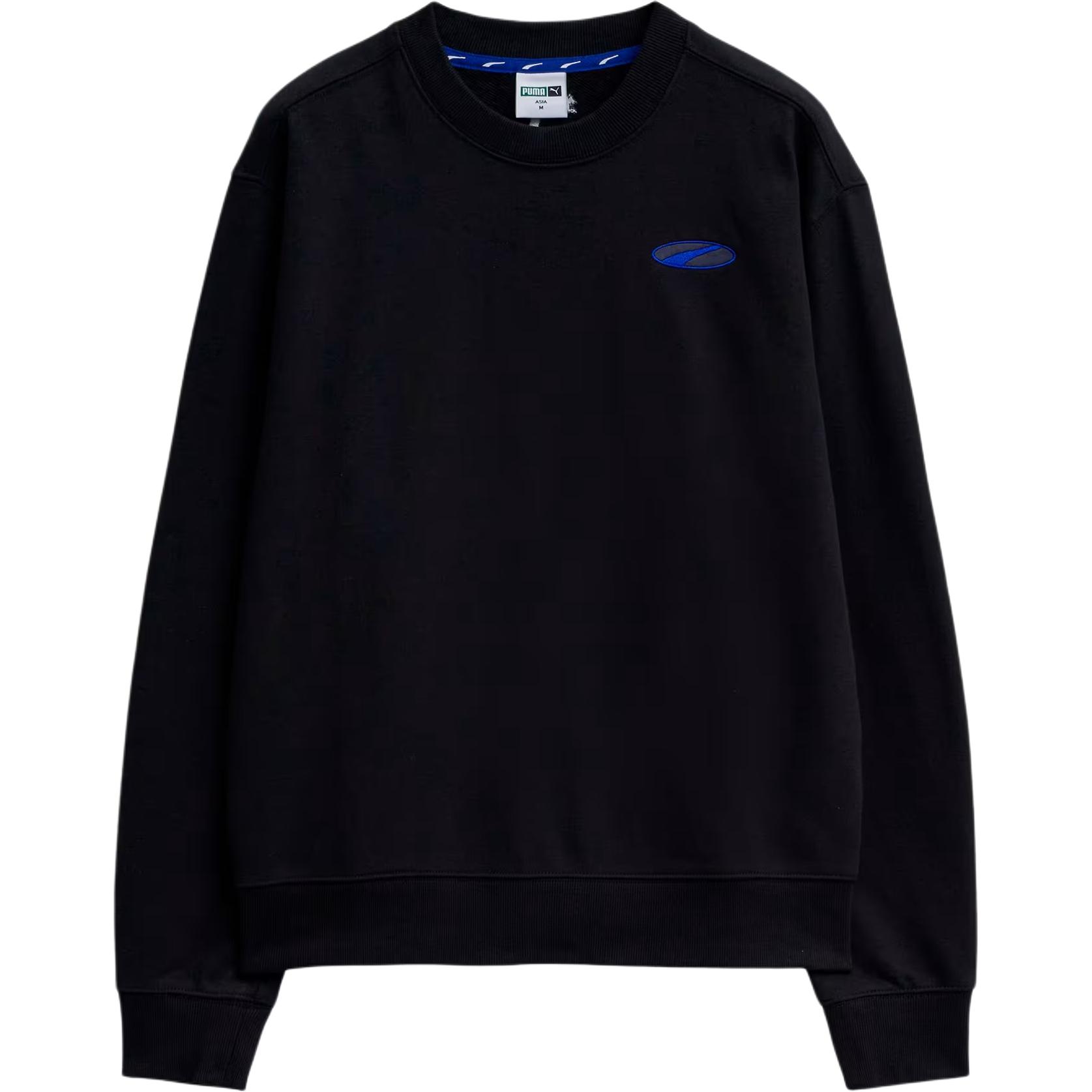 

Puma Архивный свитшот Knt Crew Tr Heritage Series свободного кроя с круглым вырезом и спущенным плечом, с длинным рукавом, унисекс, черный 940902-01 XL