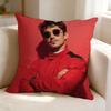 Car No  Driver CCharles LLeclerc  Square DoubleSided printed Pillow Case Bedroom Bedside Pillow Sofa Cushion Cover