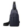New Men's Oblique Span Chest Bag Lightweight Waterproof Shoulder Bag Multifunctional USB Charging Interface Chest Bag