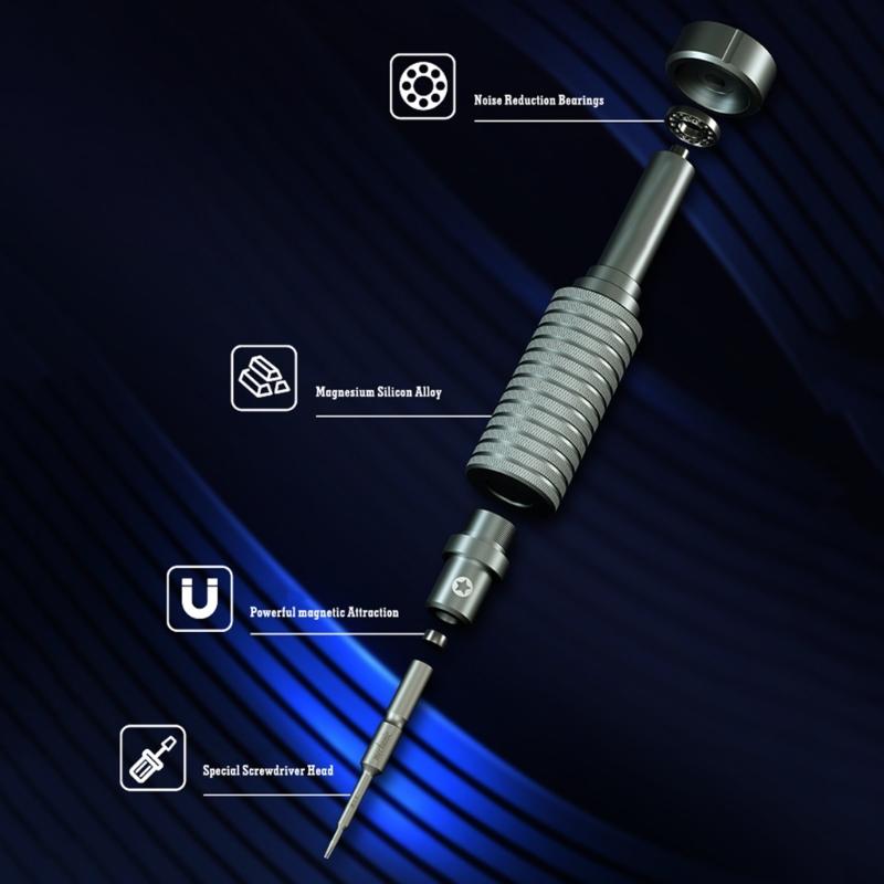 6Piece Screwdriver Kit For Mobile Phone Disassembly Ergonomic Designing And Steel Bits Multiple Function