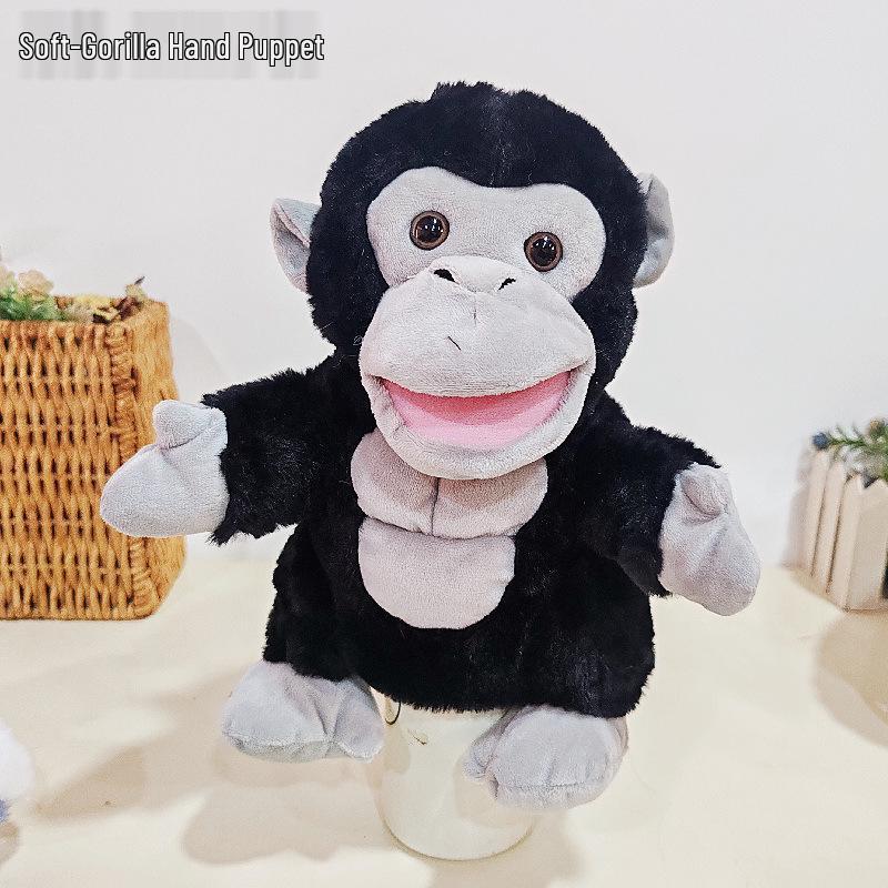 Cartoon Animal Hand Puppet Plush Doll for Kids' Interactive Play