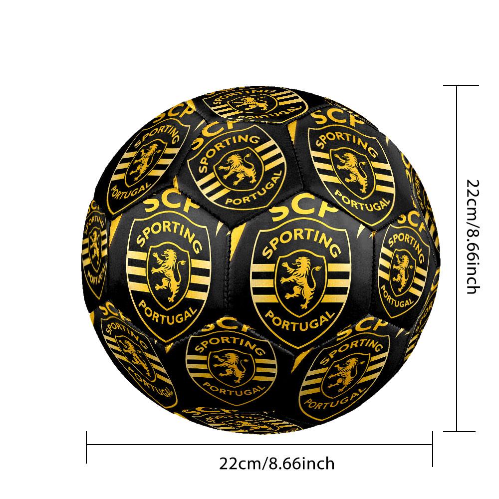 1pc Sporting CP Soccer Ball Size 5 Indoor Soccer Ball Fashion Colorful Backyard Game - Great For Sports Fans Gift HE110