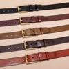First Layer Cowhide Retro Single Layer Handmade Belt Men's Genuine Leather Casual Cowhide Belt