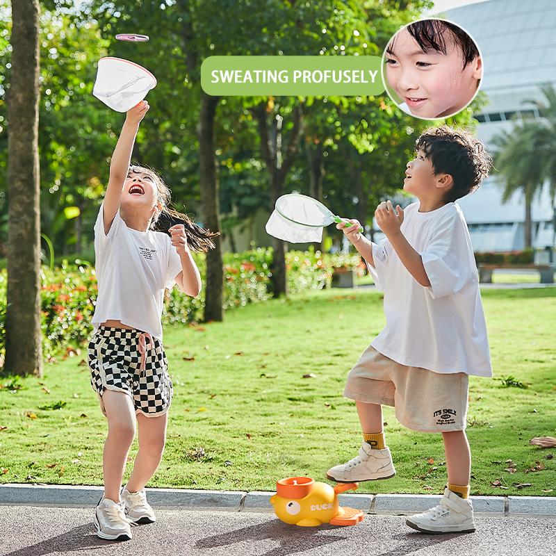 Foot Step On Flying Disc Air Rocket Launcher Saucer Jump Sport Game Elephant Duck Style Outdoor  Propeller Garden Children Toy