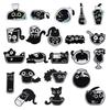 Stylish Cartoon Character Black Cat Brooches Set Charming Metal Accessories For All