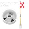 Pin Flag Hole Cup Set for   Putting Green Flagstick Yard Practice Supplies Portable 2 Section Detachable