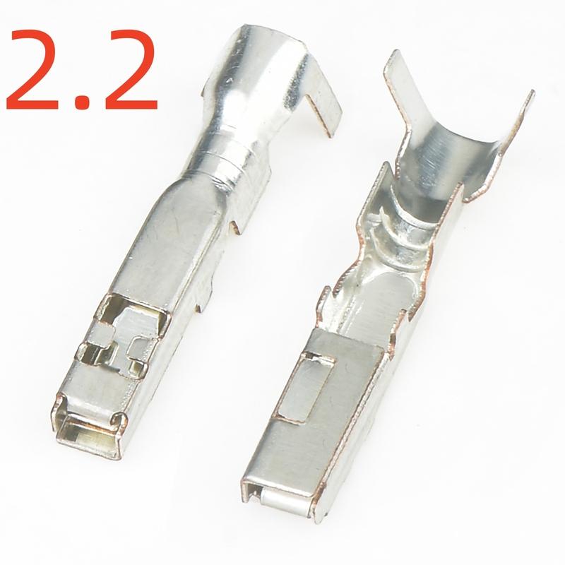 50 Pcs 2.2 mm Male or Female wire Crimp P For 8100-1427 Sheath Automotive Connectors Wire harness Plug