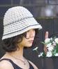 THE GREEN LAB Summer Crochet Knit Bucket Hat [Ivory]