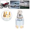 Universal 12V 4 Position Ignition Switch Lock Keys for Car Motorcycle Bike Boat