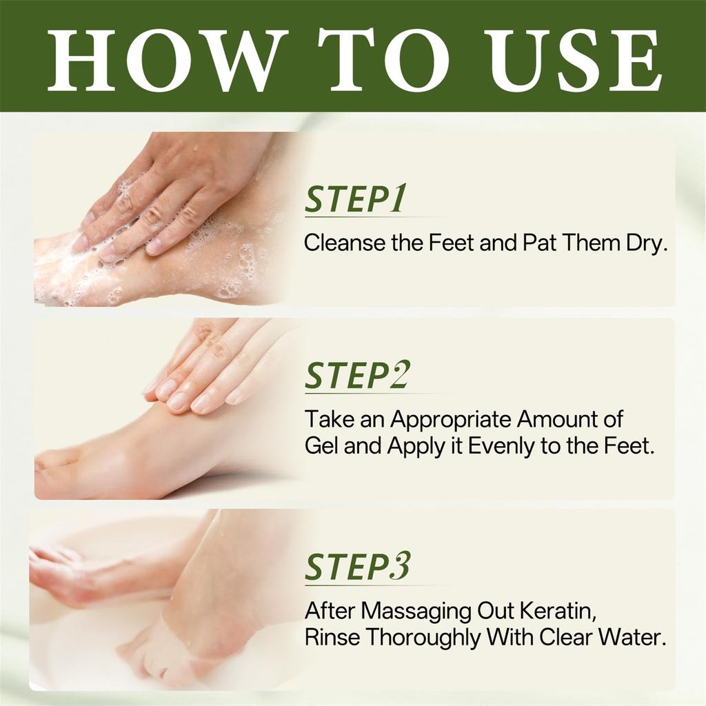 Creme para os Pés com Azeite de Oliva e Mel Suaviza e Repara a Pele Seca e Áspera 60g Creme para os Pés