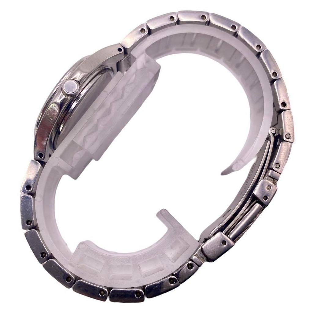 [USED] Good condition SEIKO Lucia Round Date Silver Women's Watch 1201