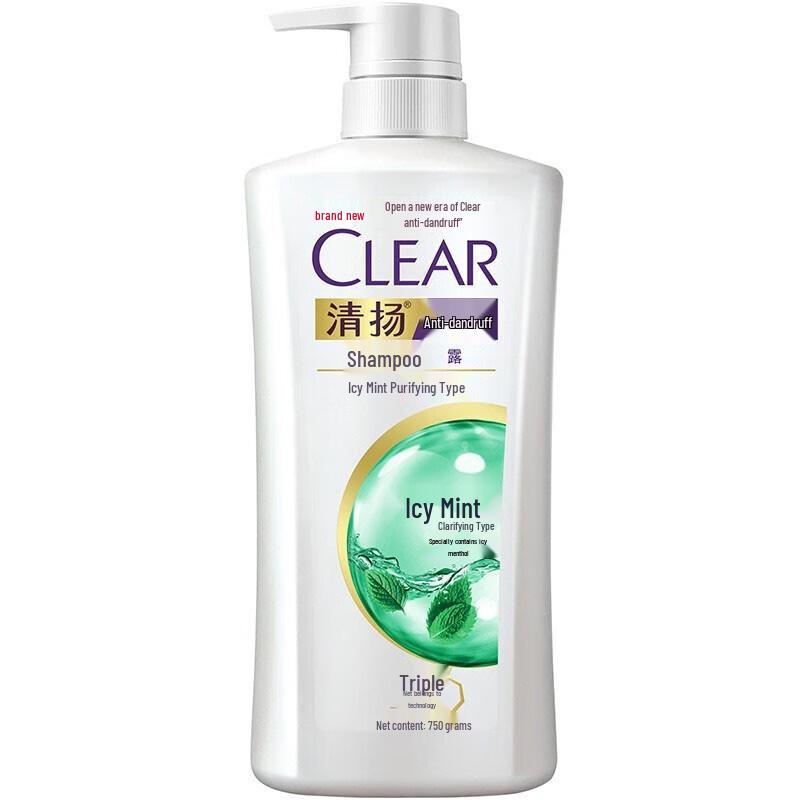 Clear Anti-Dandruff Icy Mint Shampoo 750g