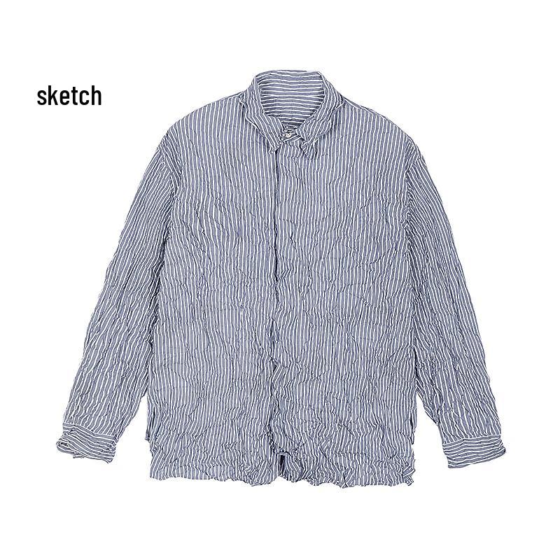 

Men s Casual H-Shaped Long-Sleeve Shirt S
