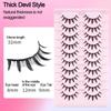Tapered Individual Lashes C-curled Anime Eyelashes New False Eyelashes