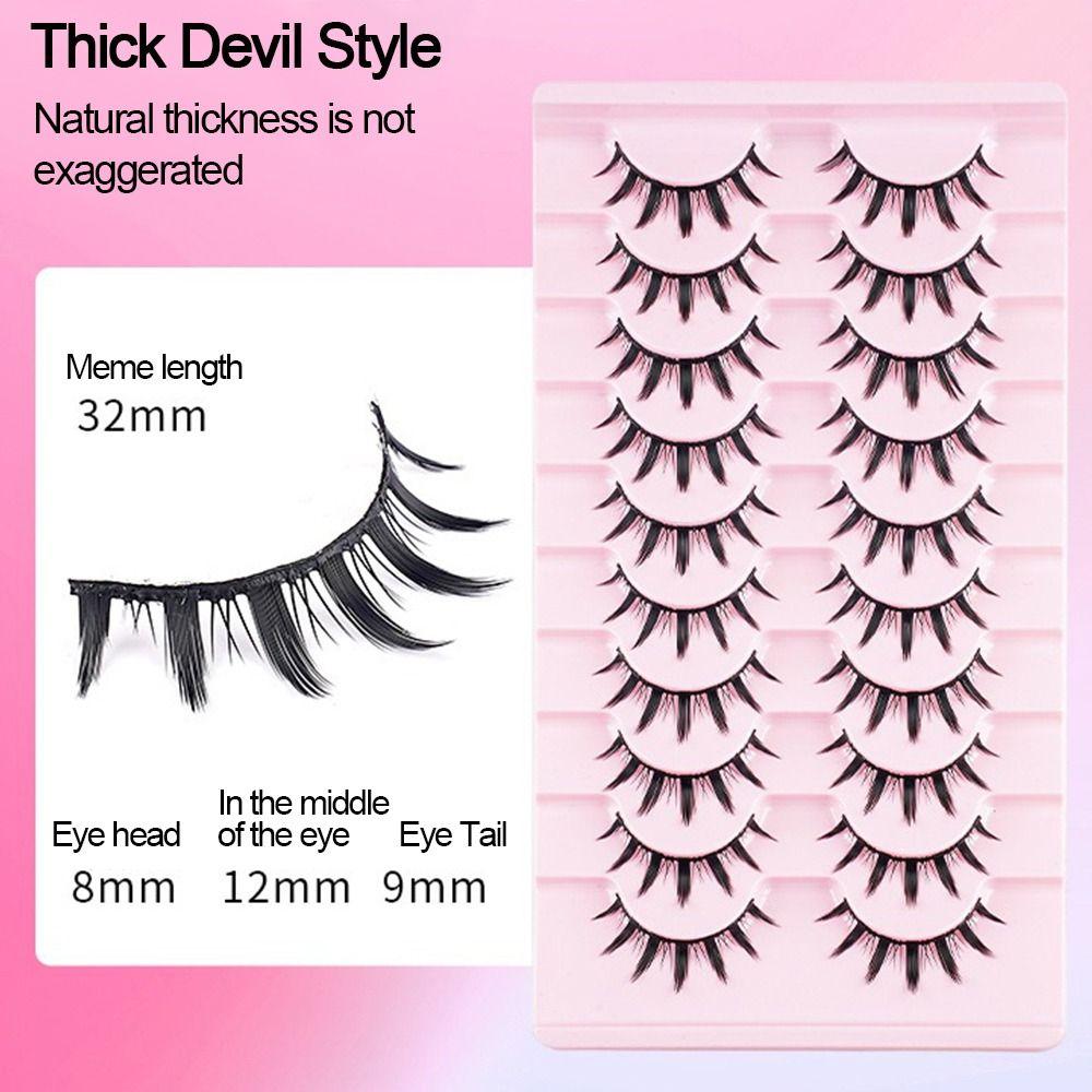 Tapered Individual Lashes C-curled Anime Eyelashes New False Eyelashes