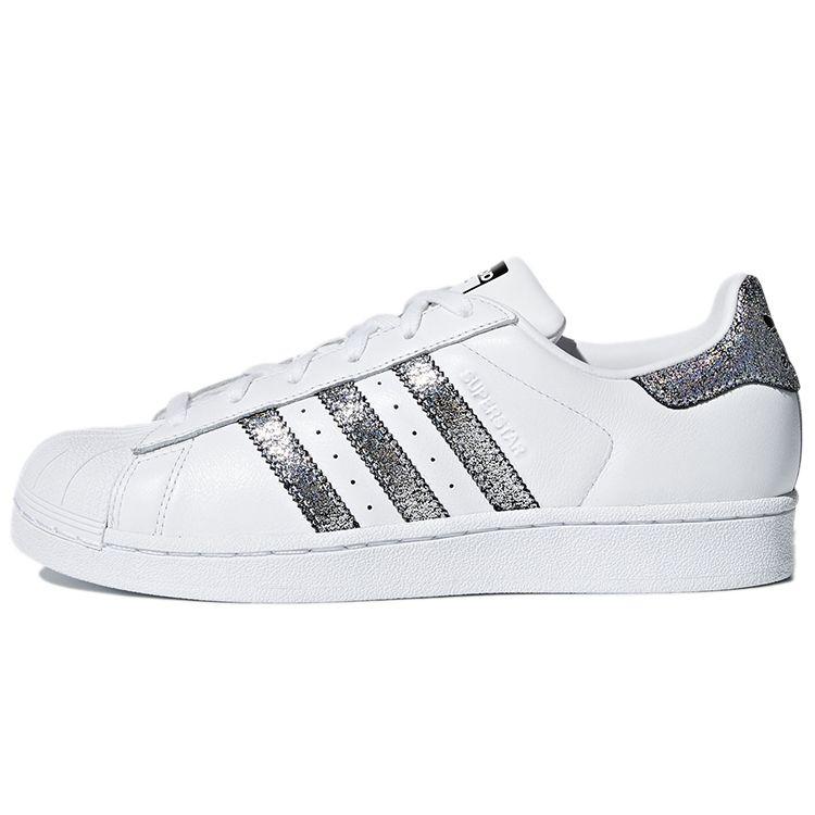 Adidas Originals Superstar Series Comfortable Durable Low-Top Skate Shoes Women Sneakers CG5455 38⅔