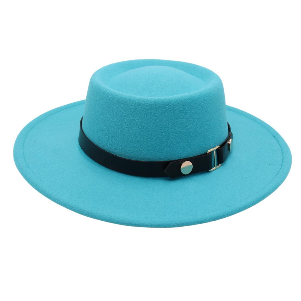 Nyugati Cowboy Kalap Szélvédő Kötél Jazz Kalap Velúr Vintage Felsőkallap Filc Kalap Gyapjú Kalap Férfiaknak és Nőknek